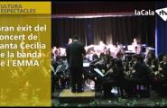 Gran èxit del concert de Santa Cecília de la banda de l'EMMA