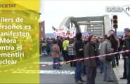Milers de persones es manifesten a Móra contra el cementiri nuclear
