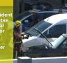 Petit incident en un vehicle sorprèn al conductor al c/ Jacint Verdaguer - 08/07/2010