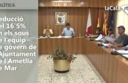 Reducció del 16'5% en els sous de l'equip de govern de l'Ajuntament de l'Ametlla de Mar