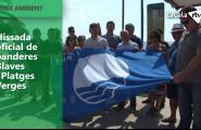 Hissada oficial de banderes Blaves i Platges Verges