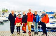 Periodistes de Rússia visiten l'Ametlla de Mar en un press trip per la Costa Daurada