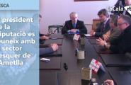 El president de la Diputació es reuneix amb el sector pesquer de l'Ametlla