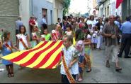 L'Ametlla de Mar ret homenatge als alcaldes del període democràtic durant la diada