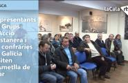 Representants de Grups d'Acció Costanera i de confraries de Galícia visiten l'Ametlla de Mar
