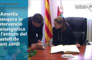 L'Ametlla inaugura la intervenció paisatgística a l'entorn del Castell de Sant Jordi