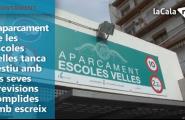 L'aparcament de les Escoles Velles tanca l'estiu amb les seves previsions complides amb escreix