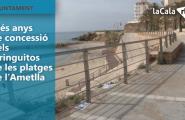 Més anys de concessió pels xiringuitos de les platges de l'Ametlla
