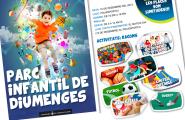 Parc infantil els diumenges d'hivern pels nenes i nenes