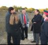 El Conseller d'Interior visita els terrenys de la futura Comissaria dels Mossos a l'Ametlla de Mar - 05/12/2013