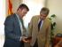 Francesc  Homs, Conseller de la Presidència, visita l'Ametlla de Mar
