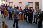 Una trentena de caleros es manifesten a favor de la República