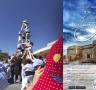 Los Xics Caleros, els Minyons de Terrassa i els Xiquets de Cambrils a la Diada al Castell - 21/04/2015
