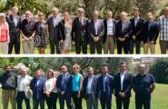 Mayte Puell i Joan Pere Gómez representació de La Cala al Consell Comarcal