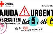 Recollida urgent de Llet i Oli des de Creu Roja