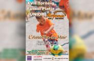 120 participants al XVII torneig de futbol platja júnior