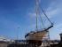 La goleta ‘Imar Primer' arriba al port de La Cala