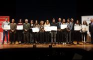 Els alumnes de la primera promoció del Batxibac de l'INS Candelera reben el diploma de graduació