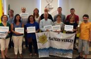 Ecologistes en Acció lliura a l'Ametlla de Mar set guardons Platges Verges per segon any consecutiu