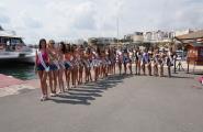 Les 25 candidates al certamen Miss World Spain realitzen activitats nàutiques a l'Ametlla