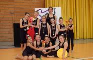 El duet Infantil nivell A de Rítmica a les finals nacionals