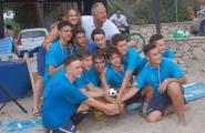 El Torneig de Futbol Platja Júnior aplega més de 120 futbolistes a Pixavaques.